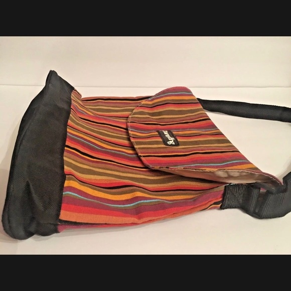 Parenting Bag Colorful Canvass inside is made of “wipeable easy clean” material - Picture 2 of 12